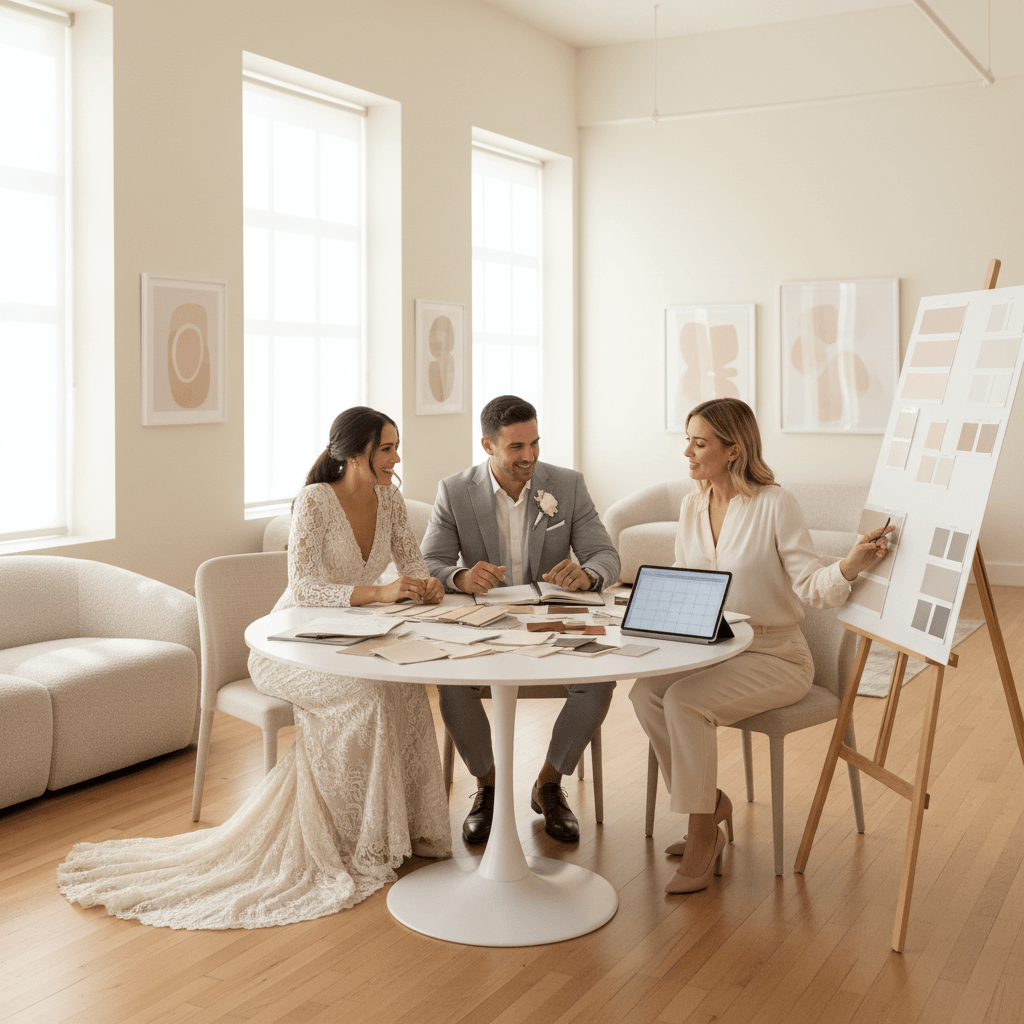 Beratungsgespräch im AltonaG Wedding Atelier